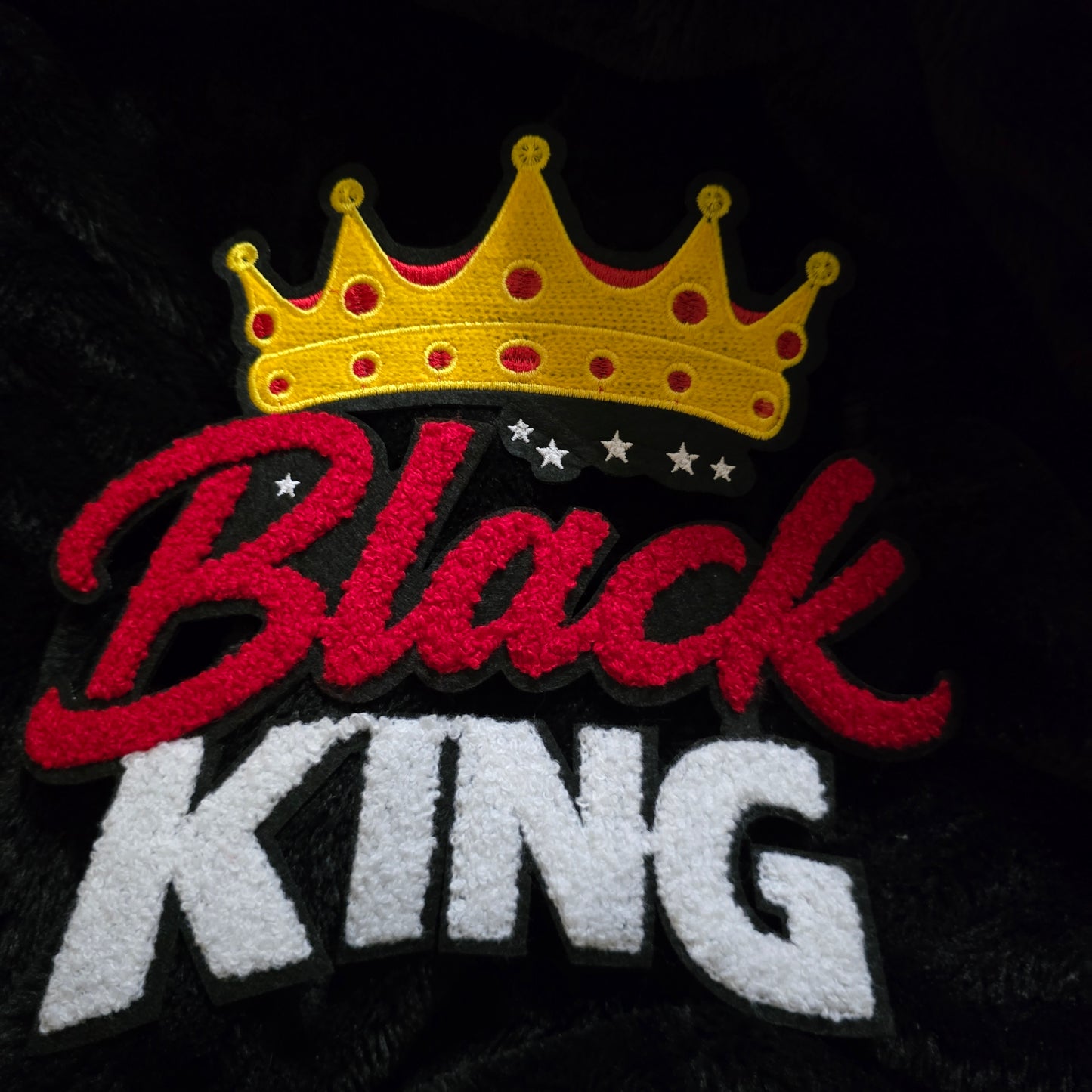 Large Patch - Black King