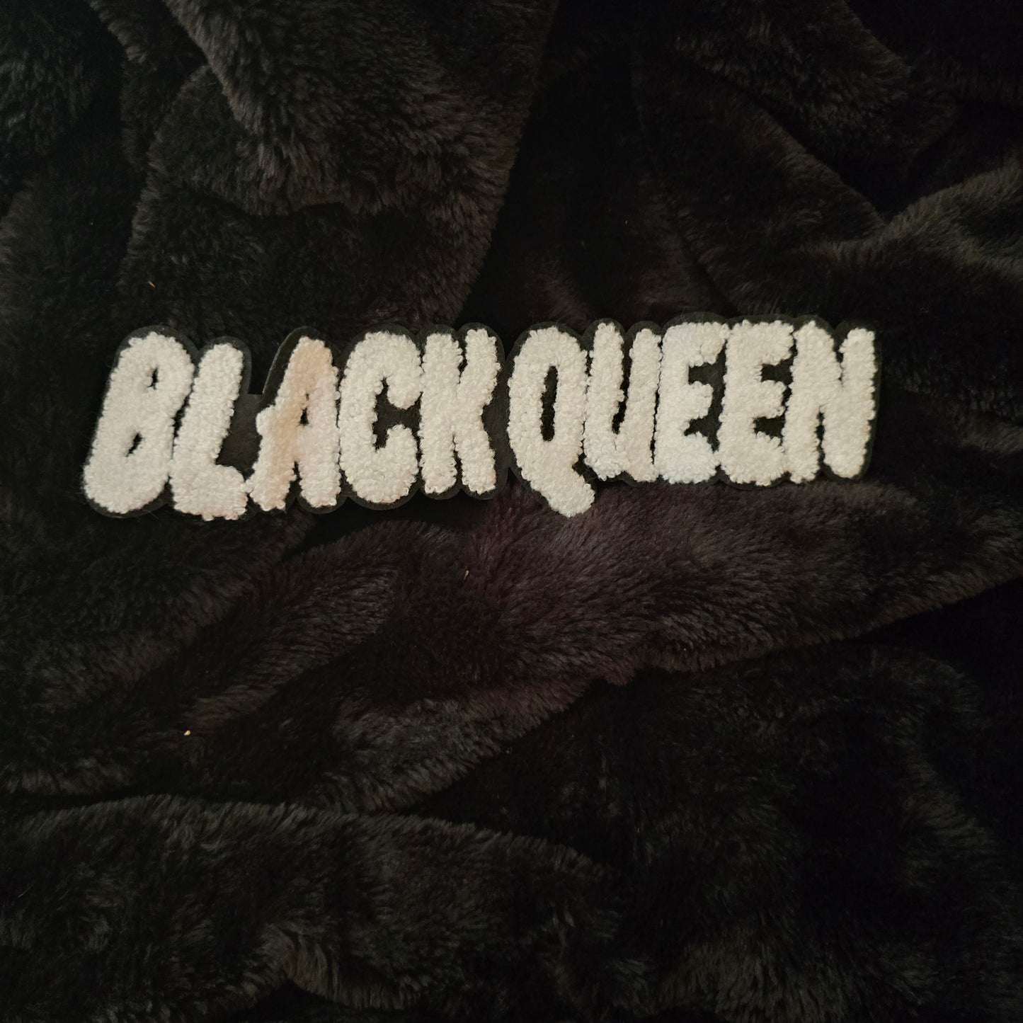 Large Word Patch - BLACK QUEEN