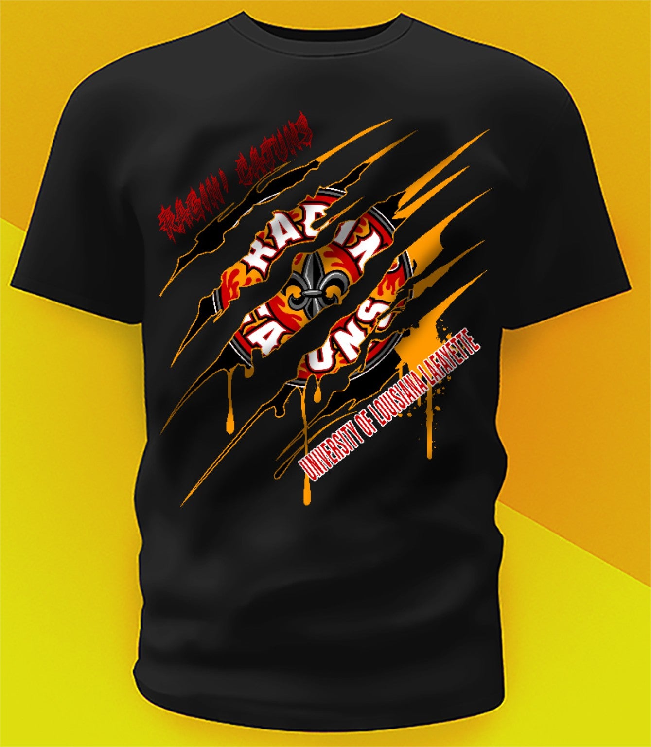 University Ripped Design Shirt