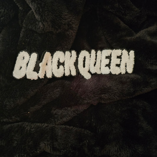 Large Word Patch - BLACK QUEEN