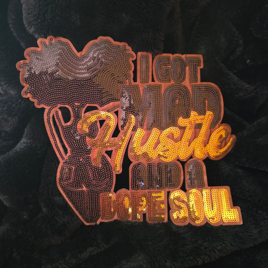 Large Patch - I Got Mad Hustle