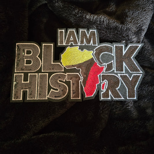 Large Patch - I Am Black History